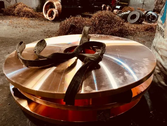 Usinage CNC forgeage en acier laminé à chaud en bronze sur mesure en laiton de douille de douille en laiton de cuivre pour pièces de suspension